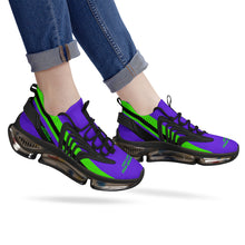 Load image into Gallery viewer, DCYG X2 Purple &amp; Green Air Max React Sneakers - Black
