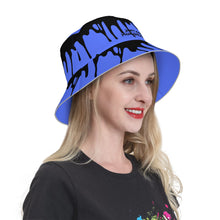 Load image into Gallery viewer, DVYG 24 DRIP X Black &amp; Blue  Bucket Hat
