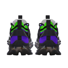 Load image into Gallery viewer, DCYG Purple &amp; Green Air Max React Sneakers - Black
