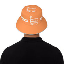 Load image into Gallery viewer, DCYG 24 DEI White &amp; Orange Bucket Hat
