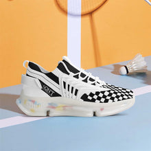 Load image into Gallery viewer, DON'T DX4 White Logo Black Stripes &amp; White Air Max React Sneakers - l
