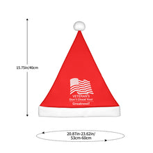 Load image into Gallery viewer, Veterans Adult Plush Christmas Hat
