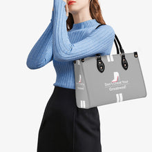 Load image into Gallery viewer, DCYG White Red Bottoms &amp; Grey Multiple Sizes Upgraded Luxury Women PU Leather Handbag
