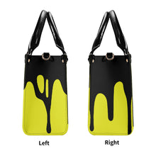 Load image into Gallery viewer, DRIP SF Black Logo &amp; Yellow Multiple Sizes Upgraded Luxury Women PU Leather Handbag
