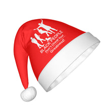 Load image into Gallery viewer, Black People Adult Plush Christmas Hat
