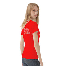 Load image into Gallery viewer, DCYG 24SX Baddies White Logo &amp; Red Women's All-Over Print T shirt
