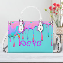 Load image into Gallery viewer, DRIP Pink,Turquoise &amp; Turquoise Multiple Sizes Upgraded Luxury Women PU Leather Handbag
