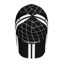 Load image into Gallery viewer, Ancestors Filipino White Logo, Netting &amp; Black  Curved Brim Baseball Cap (AOP)
