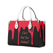 Load image into Gallery viewer, DRIP Orange CR Logo &amp; Black Multiple Sizes Upgraded Luxury Women PU Leather Handbag
