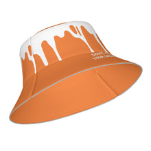Load image into Gallery viewer, DCYG 24 DRIP White &amp; Orange Bucket Hat
