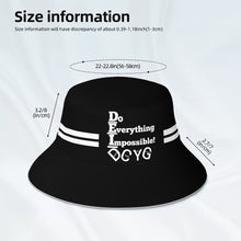 Load image into Gallery viewer, DCYG DEI 24 White &amp; Black Bucket Hat
