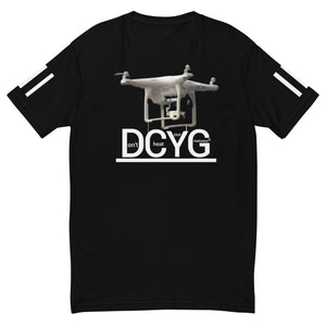 DCYG DRONE WEAR White Logo & Short Sleeve T-shirt