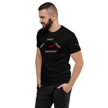 Load image into Gallery viewer, DCYG Black, Red Fedora Short Sleeve T-shirt
