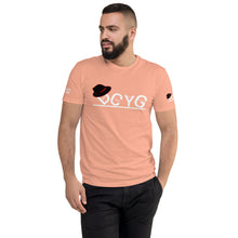 Load image into Gallery viewer, DCYG Black Fadora &amp; White Logo Short Sleeve T-shirt
