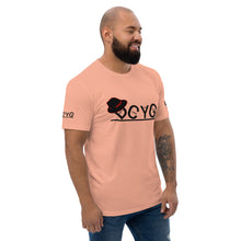 Load image into Gallery viewer, DCYG Black Fadora &amp; Black logo Short Sleeve T-shirt
