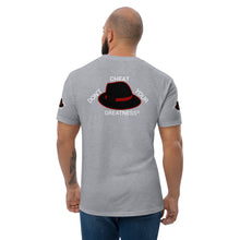 Load image into Gallery viewer, DCYG Black, Red Fedora Short Sleeve T-shirt
