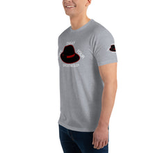 Load image into Gallery viewer, DCYG Black, Red Fedora Short Sleeve T-shirt
