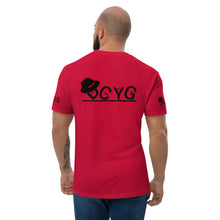 Load image into Gallery viewer, DCYG Black Fadora &amp; Black logo Short Sleeve T-shirt
