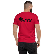 Load image into Gallery viewer, DCYG Black Fadora &amp; Black logo Short Sleeve T-shirt
