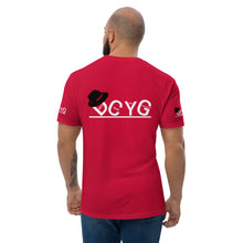 Load image into Gallery viewer, DCYG Black Fadora &amp; White Logo Short Sleeve T-shirt
