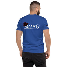 Load image into Gallery viewer, DCYG Black Fadora &amp; White Logo Short Sleeve T-shirt
