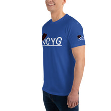 Load image into Gallery viewer, DCYG Black Fadora &amp; White Logo Short Sleeve T-shirt
