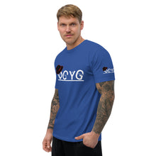 Load image into Gallery viewer, DCYG Black Fadora &amp; White Logo Short Sleeve T-shirt
