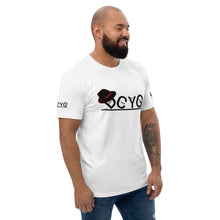 Load image into Gallery viewer, DCYG Black Fadora &amp; Black logo Short Sleeve T-shirt

