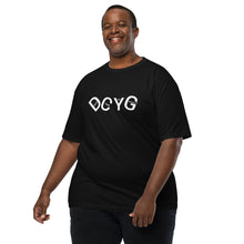 Load image into Gallery viewer, DCYG UL White logo &amp; Black Men’s premium heavyweight tee
