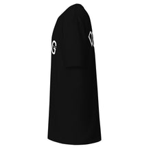 Load image into Gallery viewer, DCYG UL White logo &amp; Black Men’s premium heavyweight tee
