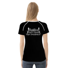Load image into Gallery viewer, DCYG 24SX Baddies White &amp; Black Women's All-Over Print T shirt

