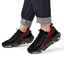 Load image into Gallery viewer, DCYG X2 Black &amp; Red Air Max React Sneakers - Black
