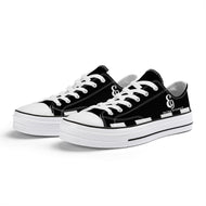 E9 Edition Unisex Classic Low Top Canvas Shoes - White