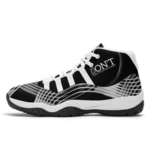 Load image into Gallery viewer, DONT  D4X White  logo,, Black,White, Grey  Design &amp; Black High Top Air Retro Sneakers - White
