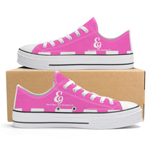 Load image into Gallery viewer, E9 Edition Unisex Classic Low Top Canvas Shoes - White
