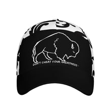 Load image into Gallery viewer, DCYG Buffaloes Curved Brim Baseball Cap (AOP)

