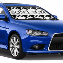 Load image into Gallery viewer, DCYG DON'T  Black Logo ,Black, White  Design &amp; White Car Windshield Sunshade (multi-size)
