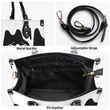 Load image into Gallery viewer, DCYG DRONE WEAR White. Logo Drip Women PU Leather Handbag
