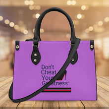 Load image into Gallery viewer, DCYG Black Red Bottoms &amp; Mauve Luxury Women PU Tote Bag - Black
