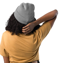 Load image into Gallery viewer, E9 Edition Organic ribbed beanie
