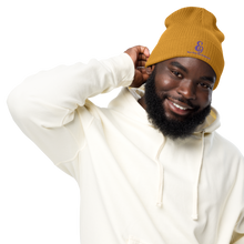 Load image into Gallery viewer, E9 Edition Organic ribbed beanie
