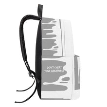 Load image into Gallery viewer, DCYG DRIP NX White &amp; Grey Cotton Backpack
