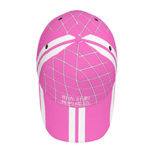 Load image into Gallery viewer, Ancestors Chinese White Logo &amp; Pink ,White Curved Brim Baseball Cap (AOP)
