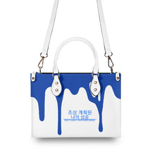 Load image into Gallery viewer, Ancestors  Korean,Blue Logo &amp;;Multiple Sizes Upgraded Luxury Women PU Leather Handbag
