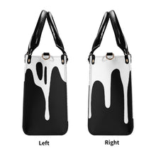 Load image into Gallery viewer, Native , White Logo, White Drip &amp; Black Multiple Sizes Upgraded Luxury Women PU Leather Handbag
