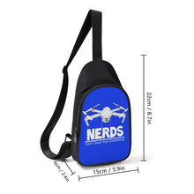 Load image into Gallery viewer, NERDS DRONE WEAR White Logo   Chest Bag
