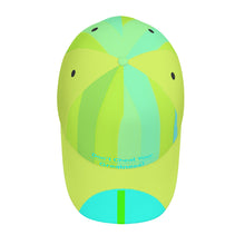 Load image into Gallery viewer, DCYG Lime, Blue &amp; Light Green S24 Curved Brim Baseball Cap (AOP)
