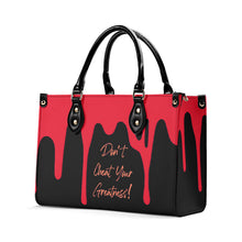 Load image into Gallery viewer, DRIP Orange CR Logo &amp; Black Multiple Sizes Upgraded Luxury Women PU Leather Handbag
