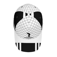 Load image into Gallery viewer, DCYG Black Netting &amp; White S24 Golfers Curved Brim Baseball Cap (AOP)
