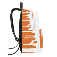 Load image into Gallery viewer, DCYG DRIP NX White logo &amp; Orange Cotton Backpack
